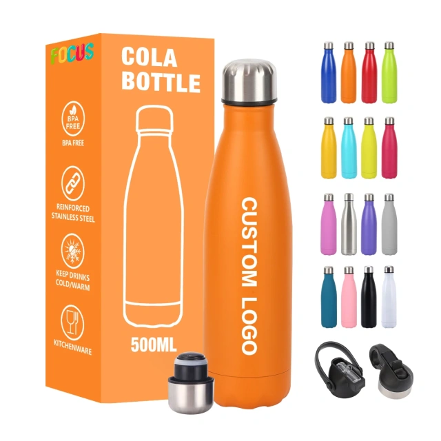 Drinkware Wholesale Supplier 500ml Custom Water Bottles Cola Mug