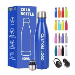 500ml Custom Water Bottles Klein Blue Cola Mugs Wholesale Tumbler Cups
