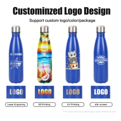 500ml Custom Water Bottles Klein Blue Cola Mugs Wholesale Tumbler Cups