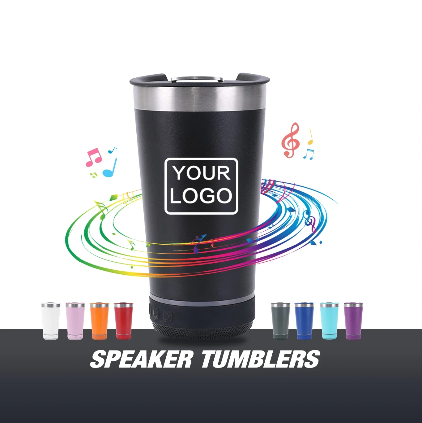 16oz Multifunction Wireless Bluetooth Speaker Outdoor Party Smart Beer Mug with Opener