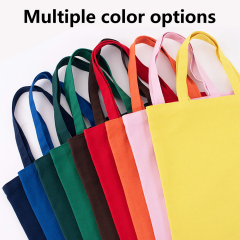 Custom Logo Printed Eco Recyclable Reusable Plain Blank Calico Organic Cotton Canvas Shopping Tote Bag Large White Shopping Bags