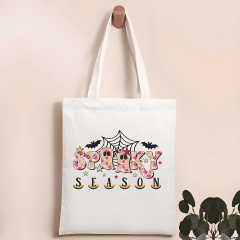 OEM Custom Your Own Shopping Bags Canvas Cotton Tote Bag Blank Calico Shopper Bags With Logo Printed Lifestyle Gym Sports Bag