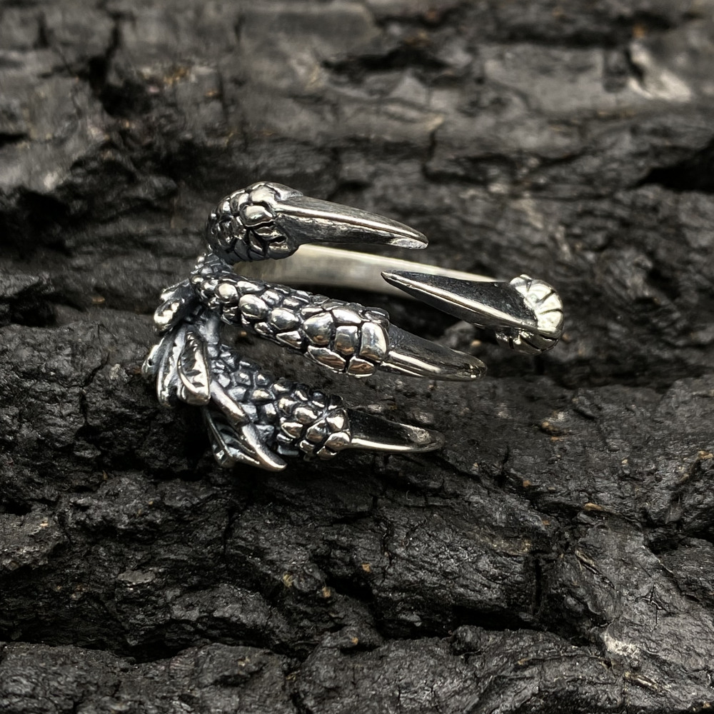 Dragon Claw 925 Silver Ring