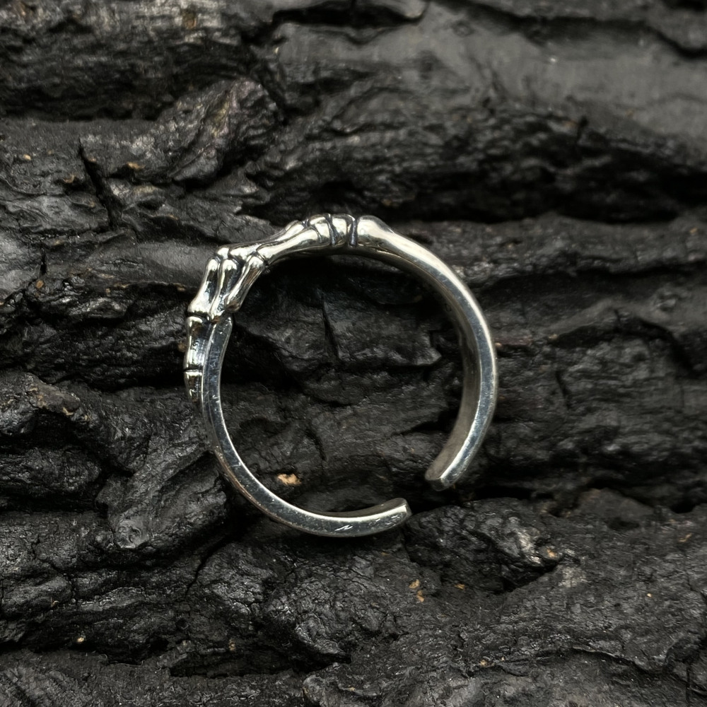 Sterling Silver Skeleton Hand Ring