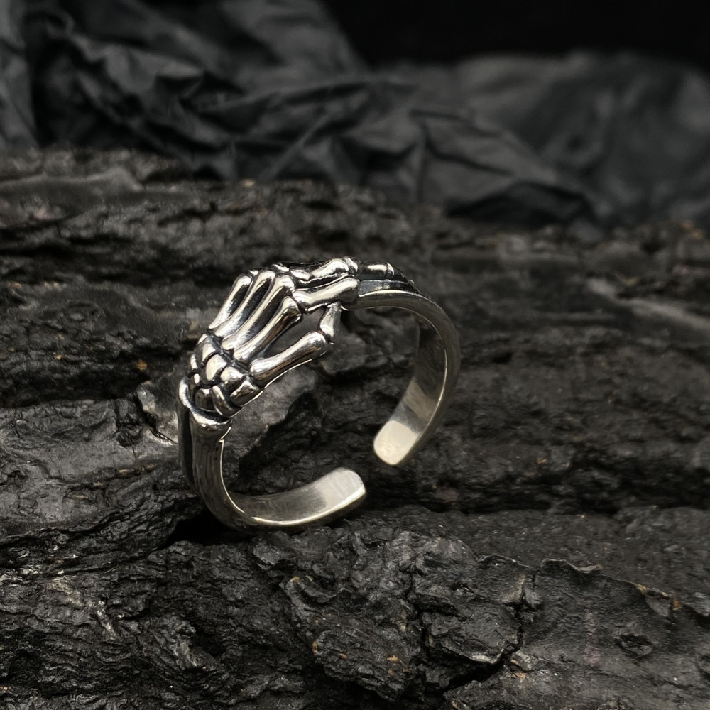 Silver Skeleton Ring