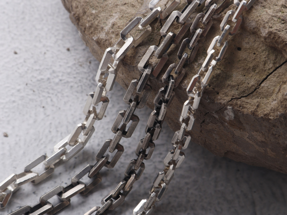 Heavy Silver Drawn Cable Chain