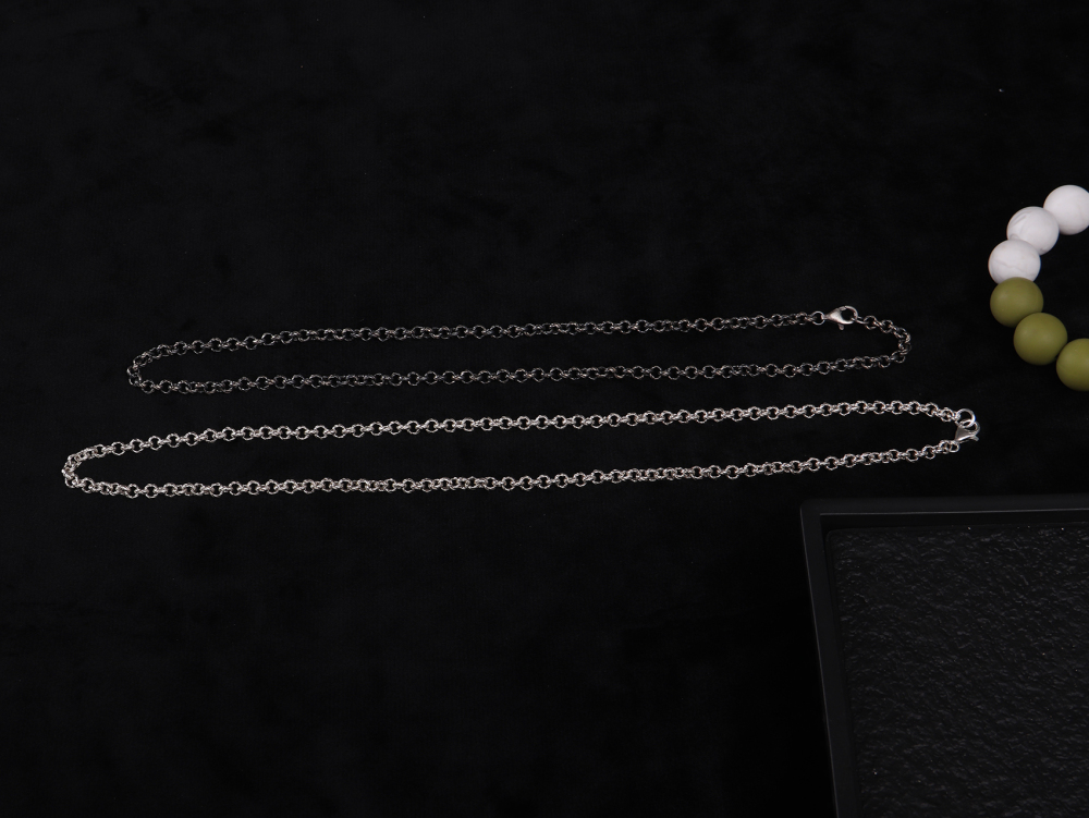 Oxidized  Silver necklace