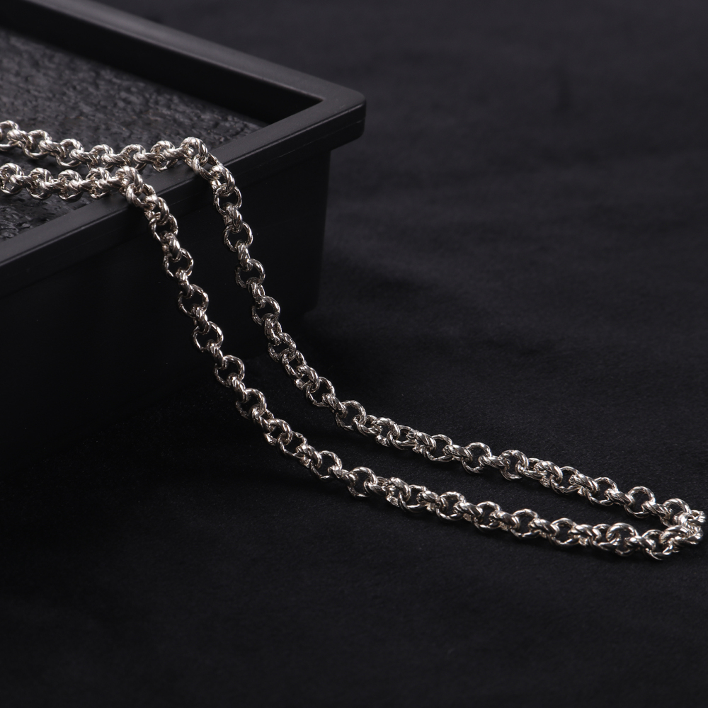 Oxidized  Silver necklace