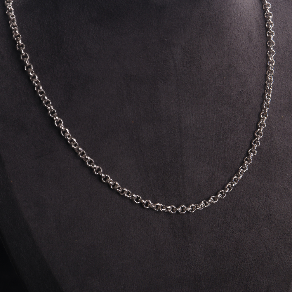 Oxidized  Silver necklace