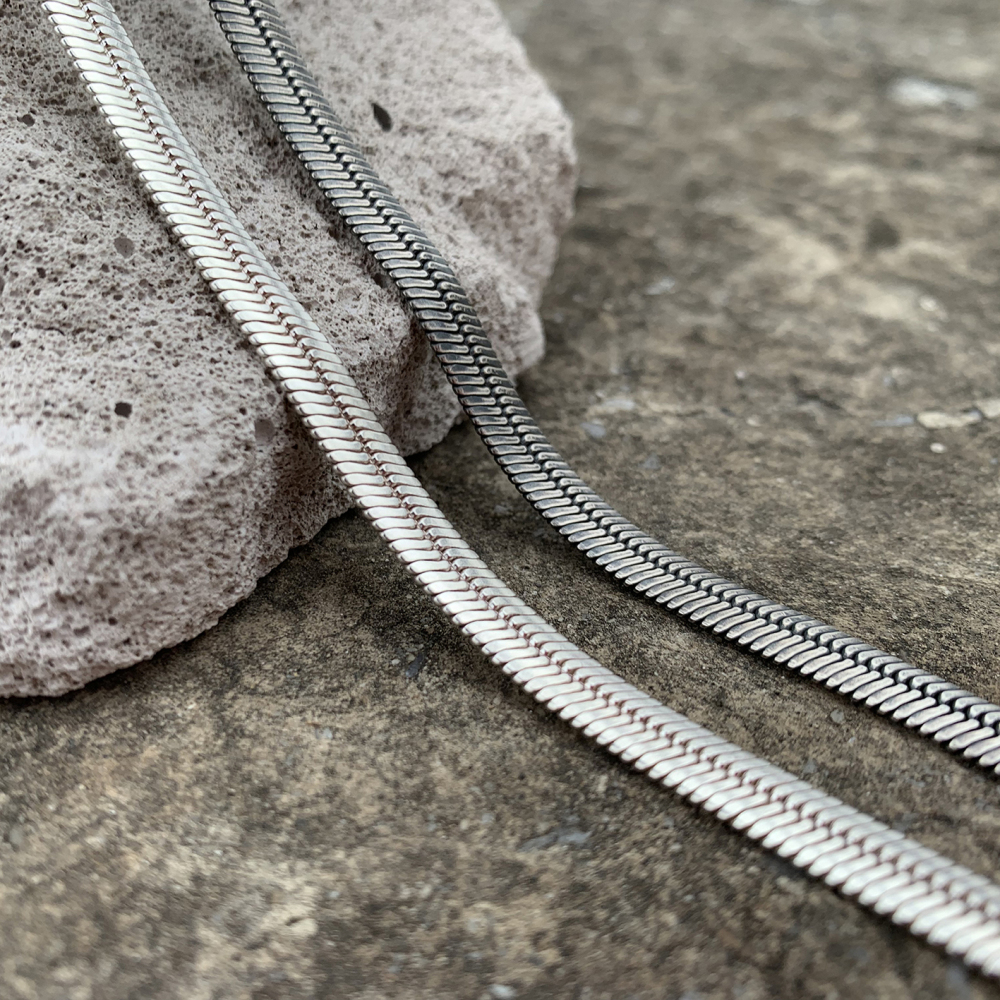 Silver Herringbone chain