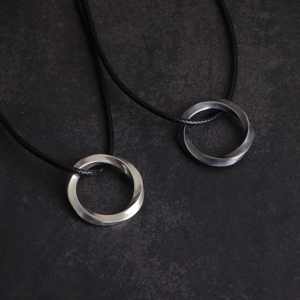 Silver Mobius Ring Pendant