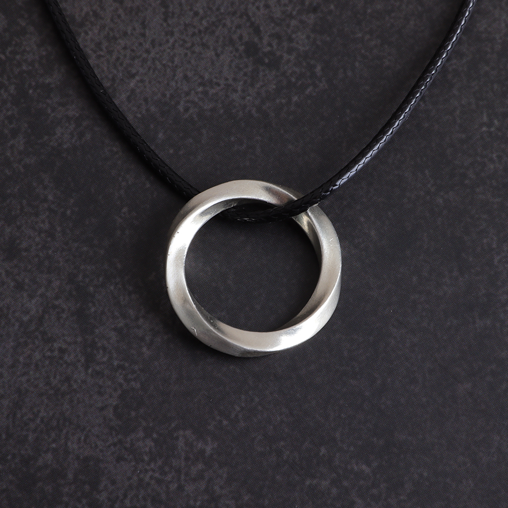 Silver Mobius Ring Pendant