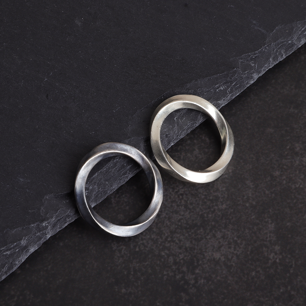 Silver Mobius Ring Pendant