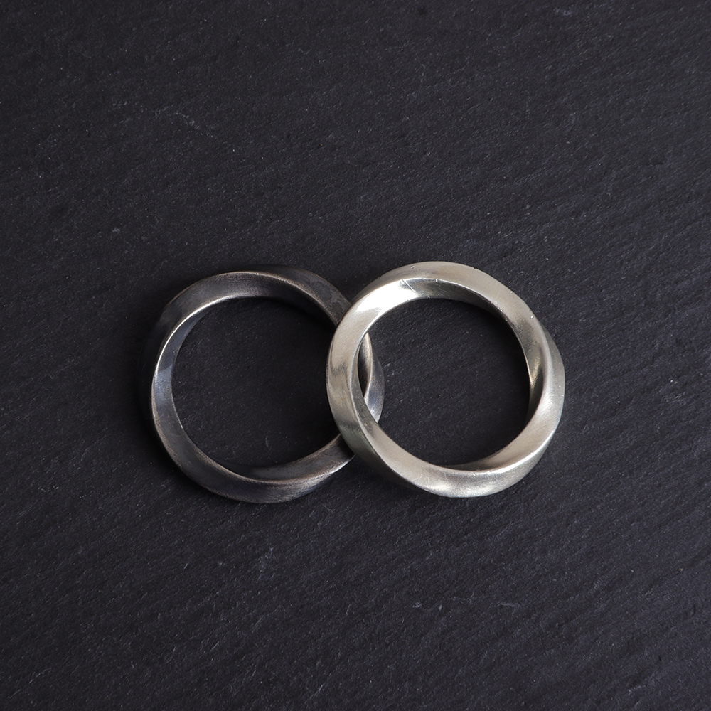 Silver Mobius Ring Pendant