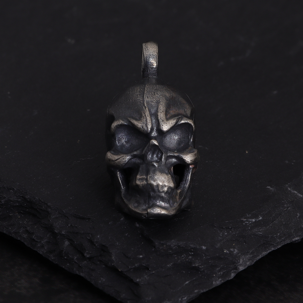 925 Silver Skull Pendant Necklace
