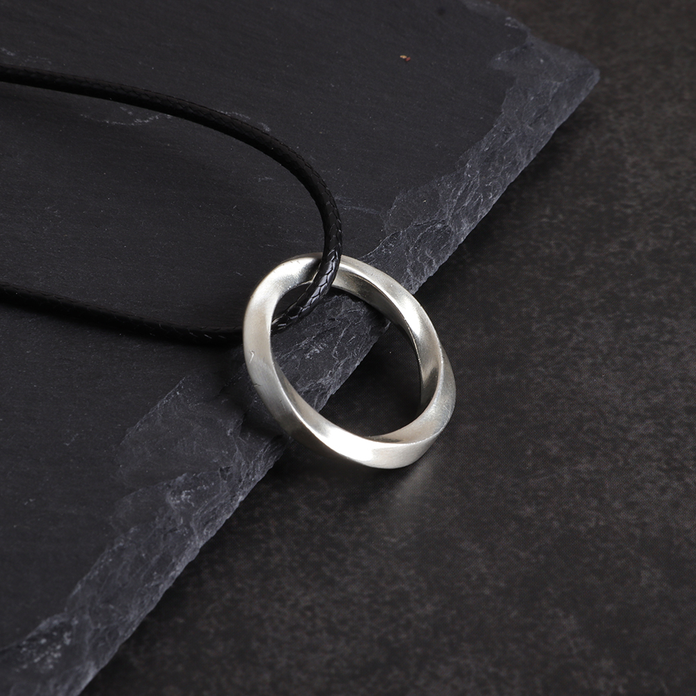 Silver Mobius Ring Pendant