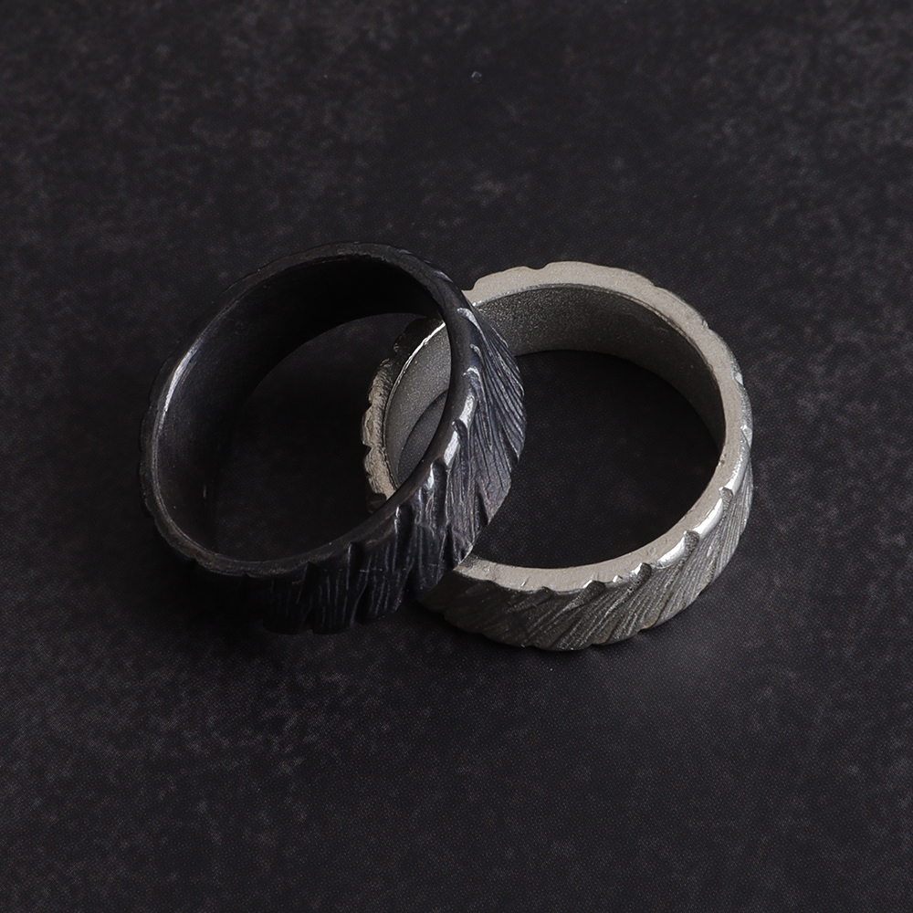 Engraved Sterling Silver Ring Pendant