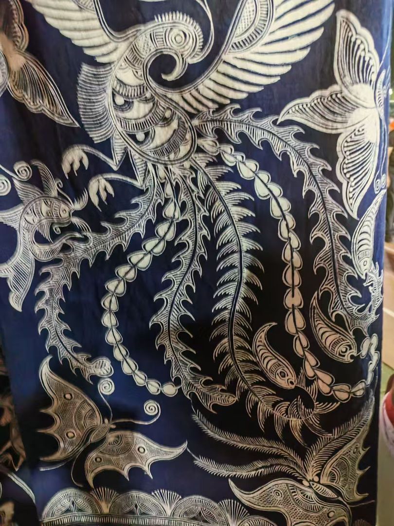 阿英的蜡染画