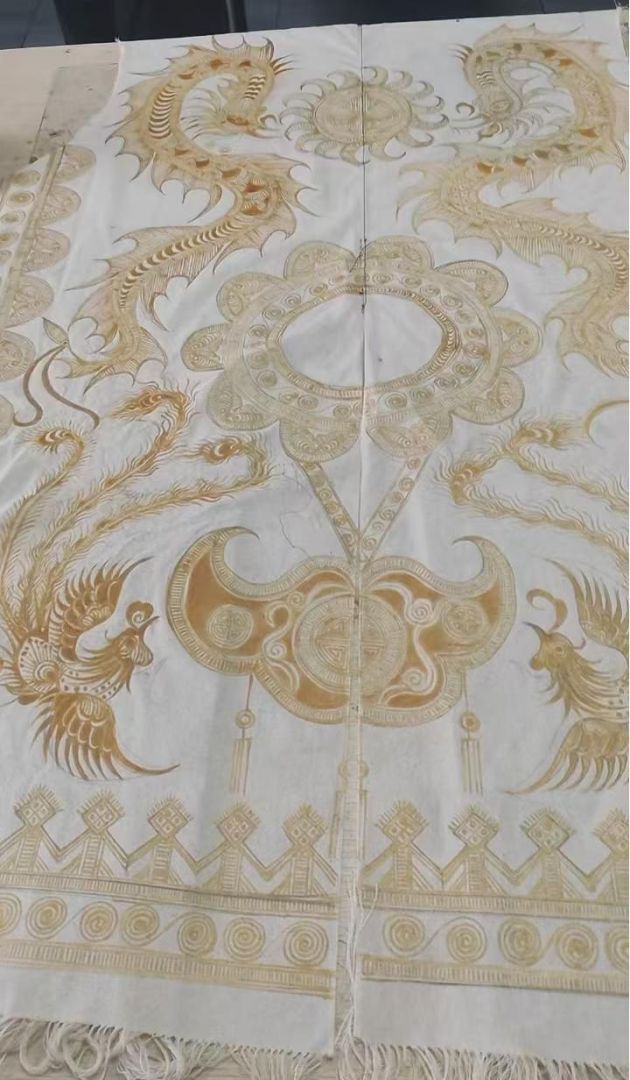 阿英的蜡染画