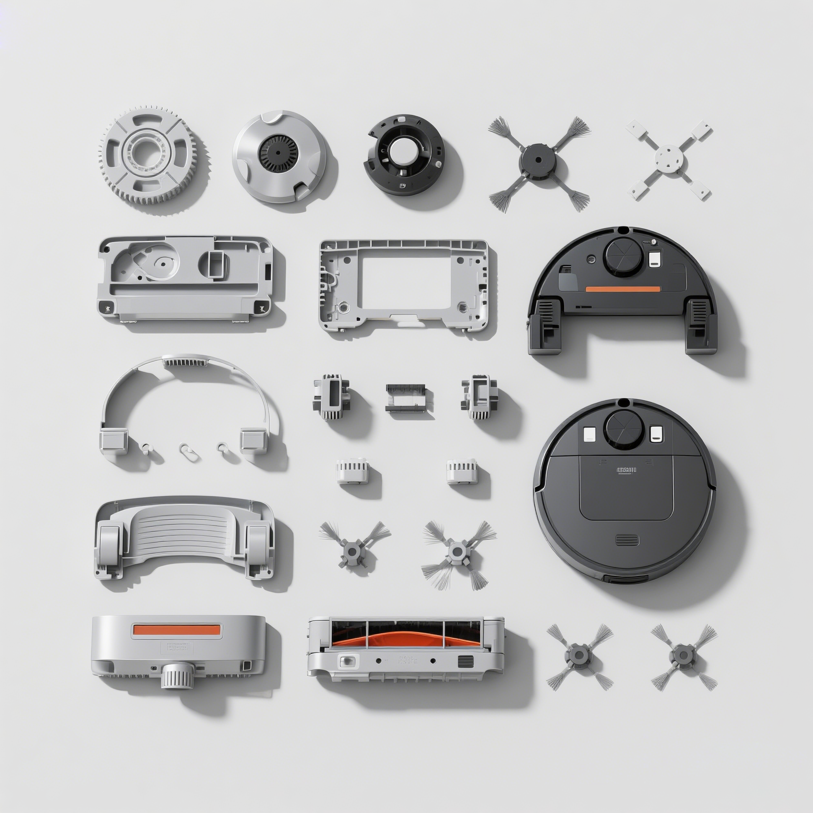 Components of sweeping robots