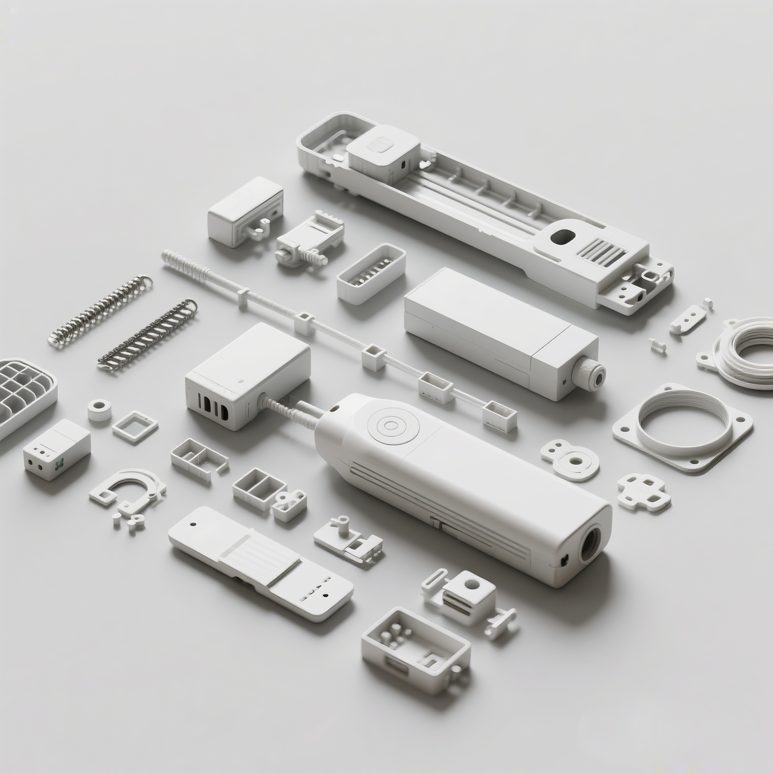 Intelligent curtain driver parts