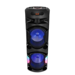  PT91201 Wireless karaoke speaker with microphone and guitar input for outdoor events
