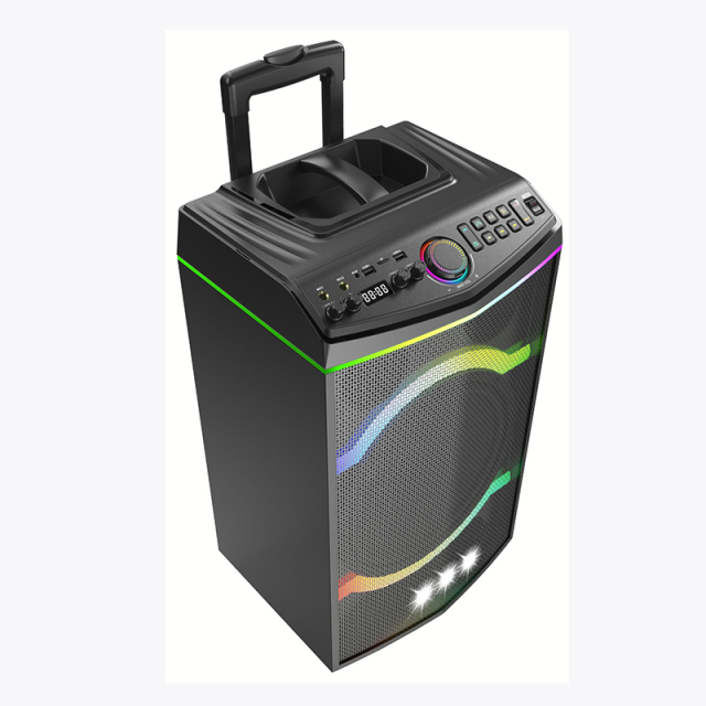 PT1208 DJ Speaker Trolley Portable Pa System 12" Party Speaker Bluetooth