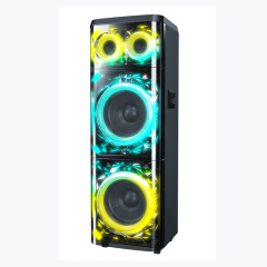 Dual 12" Party Speaker With Smoke & Laser Lighting Function LPT91219