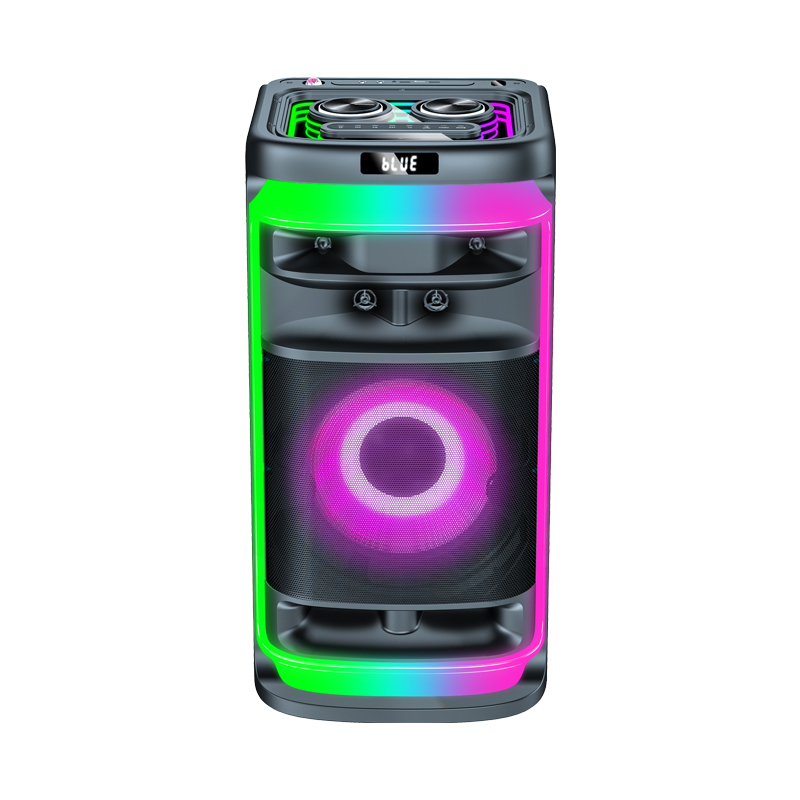 RGB Party Speaker Super Loud Single Woofer Heavy Bass Sound System PT1525