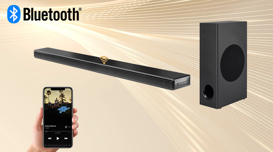 Bluetooth 5.3 Soundbar Streaming Playback affordable soundbar system