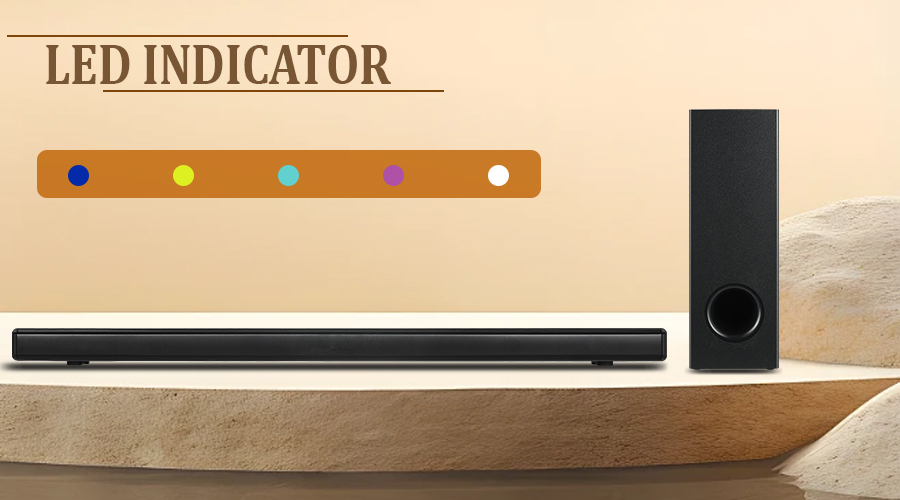 TV Soundbar Best Subwoofer Sound Bar With LED Indicator