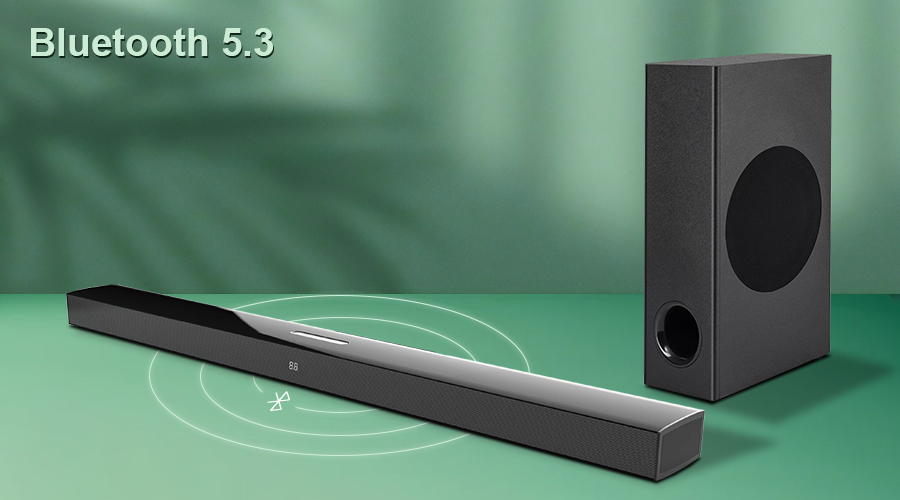  soundbar & subwoofer system bluetooth 5.3 soundbar wireless soundbar