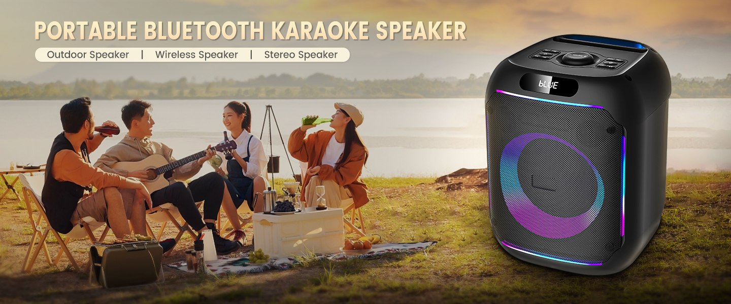 8 Inch Woofer Column Speaker Portable Karaoke Party Speaker Factory Supply