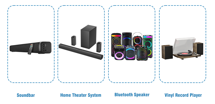 home entertainment soundbar home theater system bluetooth speaker vinyl record player