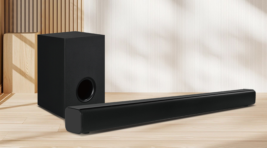 wireless subwoofer for a soundbar flexible placement