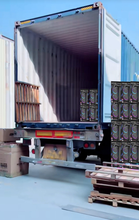 case study 1000 pcs outdoor speakers shipping from factory