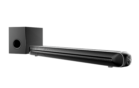 Home Audio Soundbar and Subwoofer Wired Wireless Option SR266BG