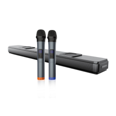 built in subwoofer all in one soundbar with karaoke multifunction soundbar