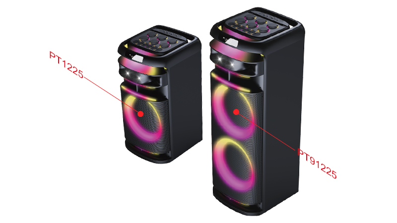 party speaker bluetooth 12 inch woofer & dual 12 inch woofers option