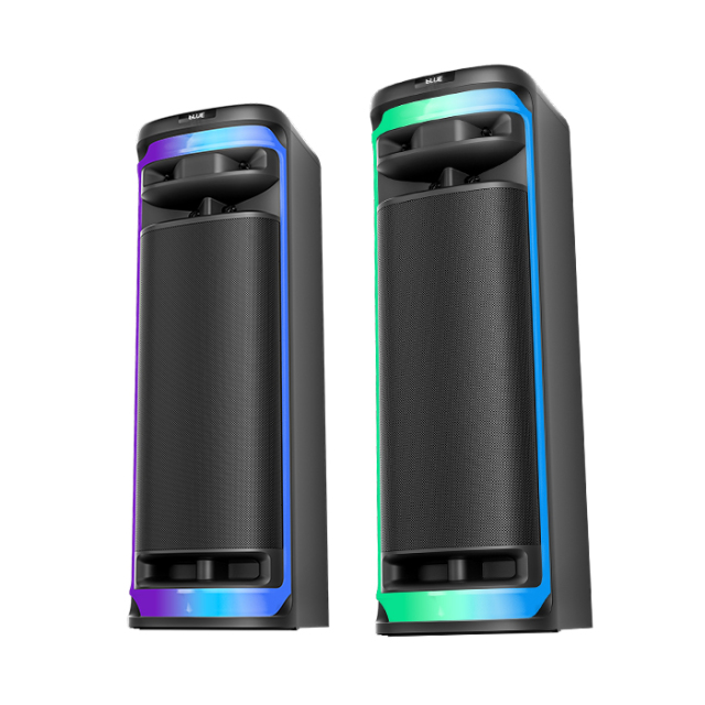 PT91525 loud speaker for party with dynamic lighting for party DJ gathering
