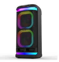 double 6.5 inch party box bluetooth speaker