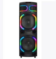 double 15 inch bluetooth party speaker with lights