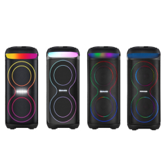 PT9612B portable party speaker led light show custom available 
