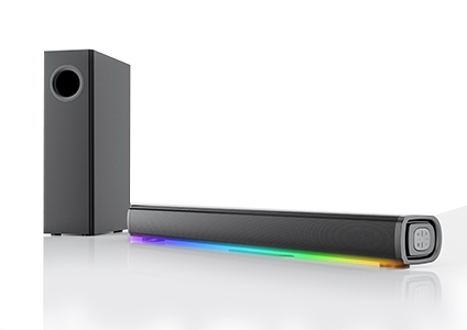 SR250D-28-100 soundbar with wireless subwoofer