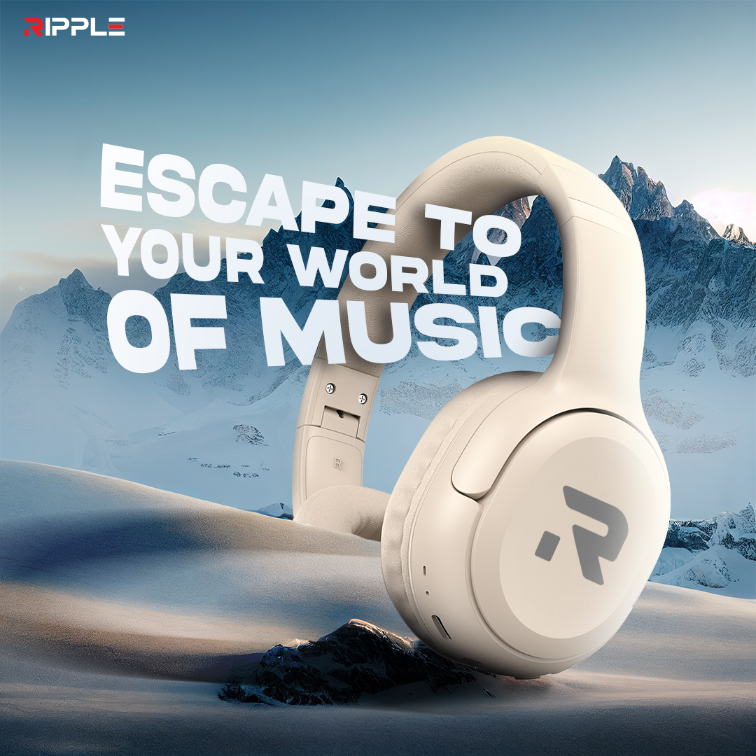 Ripple Bluetooth Headphone RHB-A005 Wireless Headset HD HIFI FM Mic