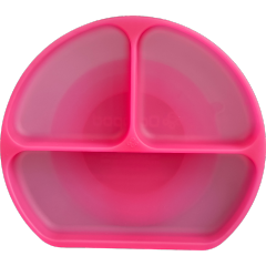 Silicone Divided Unbreakable Silicone Baby and Toddler Dinner Plates