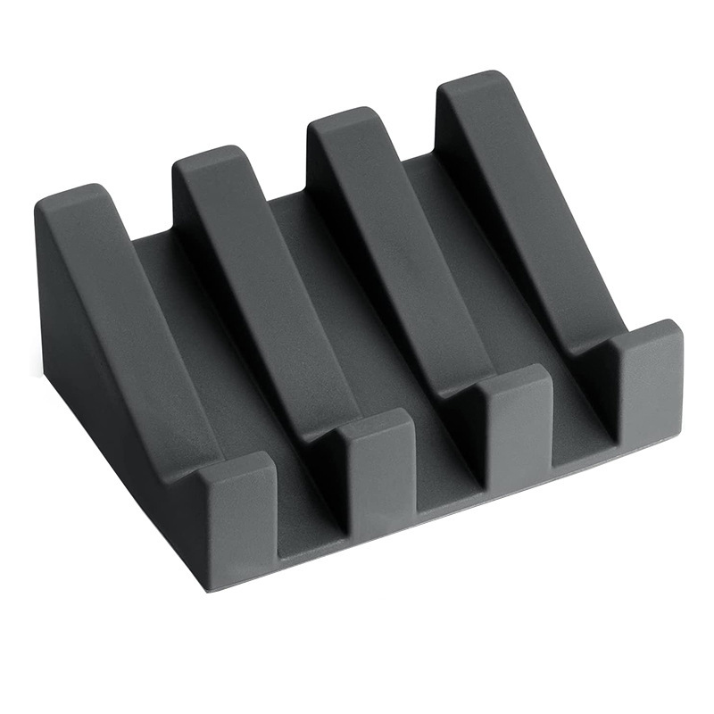 Silicone Shower Soap Dish with Self-Draining,soap holder & Saver for Bathroom, Kitchen
