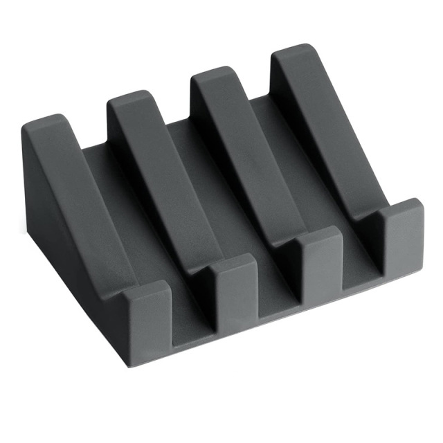 Silicone Shower Soap Dish with Self-Draining,soap holder & Saver for Bathroom, Kitchen