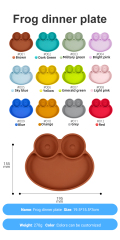 Silicone Baby and Toddler Dinner Plates With Suction Cups On The bottom
