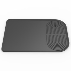 Silicone Anti-slip Coffee Bar Mats for Countertop Under Coffee Maker Mat Coffee Tray, Kitchen Counter Dish Drying Mat